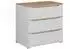 VICCO Kommode Ruben 3 Schubladen, weiß/Artisan-Eiche, 80x76,6x48cm (35949)