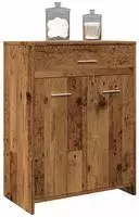 vidaXL Badschrank Altholz-Optik 60x33x80 cm Holzwerkstoff