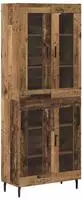 vidaXL Highboard 2 stk. Altholz 69,5 x 34 x 180 cm Holzwerkstoff