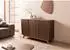 Massivmoebel24 Sideboard Butterfly 108 Nussbaum-Echtholzfurnier braun lackiert 150x45x85cm (48-312-487-1008)