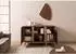 Massivmoebel24 Sideboard Butterfly 108 Nussbaum-Echtholzfurnier braun lackiert 150x45x85cm (48-312-487-1008)