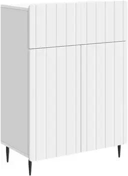 vidaXL Sideboard wei&szlig;, 66x34,5x92cm, Holzwerkstoff