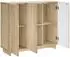 vidaXL Sideboard Sonoma-Eiche Holzwerkstoff 85,5x31x75cm