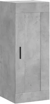 vidaXL Hängeschrank betongrau 34,5x34x90cm Holzwerkstoff (830520)