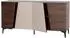 MCW Sideboard MCW-Q83 3D-Struktur Walnuss-Optik MDF 160x80x42cm (102279)