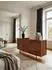 KADIMA DESIGN Sideboard WL5.635 Sheesham Massivholz 150x81x41cm, 3 Türen, Landhausstil (WL5.635)