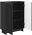 vidaXL Sideboard Holzwerkstoff, schwarz, 66x34,5x90cm