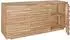 KADIMA DESIGN Sideboard Akazie Massivholz Baumkante 160x75x43cm