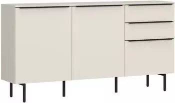 Tom Tailor Color Puzzle 07 Sideboard 3 Türen, 2 Schubladen, light taupe, 165cm