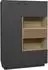 Mäusbacher Lino Highboard anthrazit matt / Eiche massiv, 103x151x45cm, mit Beleuchtung (78293544-0)