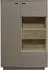 Mäusbacher Lino Highboard mit Beleuchtung, taupe/Eiche, 103x151x45cm (6022-HB-11-1GL)