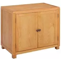 vidaXL Schrank mit Speicher Braun 80 x 35 x 95 cm Massives Eichenholz