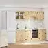 vidaXL Schrank mit Regal SKI 8-tlg. honigbraun Massivholz Kiefer