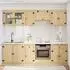 vidaXL Schrank mit Regal SKI 8-tlg. honigbraun Massivholz Kiefer