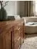KADIMA DESIGN Sideboard Massivholz Sheesham, 118cm, 3 Schubladen, 2 Türen, Landhausstil