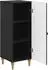 vidaXL Sideboard schwarz 33x34,5x90cm Holzwerkstoff (SmallBox)