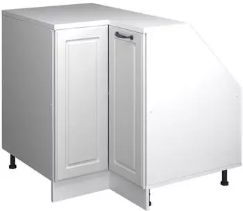 VICCO Rion Dachschrägenschrank Eckschrank weiß Landhaus 75,6x81,6cm (60551)