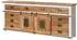 Massivmoebel24 Railway 592 Sideboard Mangoholz weiß lackiert 220x45x90cm (09-312-772-4092)
