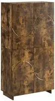 vidaXL Highboard R&auml;uchereiche 79 x 41 x 151 cm Holzwerkstoff