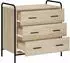 vidaXL Schubladenschrank Sonoma-Eiche 70x39,5x71cm Holzwerkstoff