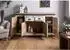 Massivmoebel24 Toulouse 108 Sideboard Mangoholz 160x45x90 weiß lackiert (09-312-188-1008)