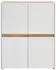 Lomado CRISP-61 Highboard weiß mit Wotan Eiche, 100x120x40 cm (CRISP-61)