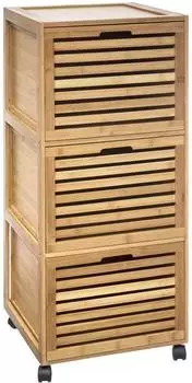 Paris Prix Sicela Schrank 3 Schubladen Bambus