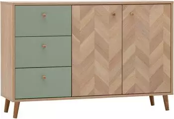 Schildmeyer Sideboard Visby eiche hell/pistazie