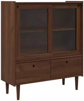 vidaXL Schrank BILBAO dunkelkaramell 104x40x120cm