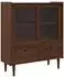 vidaXL Schrank BILBAO dunkelkaramell 104x40x120cm