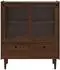 vidaXL Schrank BILBAO dunkelkaramell 104x40x120cm