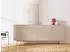 Beautysofa Soft Kommode 4 Türen, geriffelte Fronten, Kaschmir, 200x83x38cm