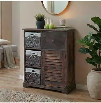 MCW Kommode H21 Paulownia-Holz, braun, 60x80x30cm (800000510633)
