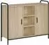 vidaXL Sideboard Sonoma-Eiche 97x33x81cm Holzwerkstoff