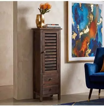 MCW Kommode T38-K, Paulownia-Holz, braun, 30x91x25cm (800000510670)