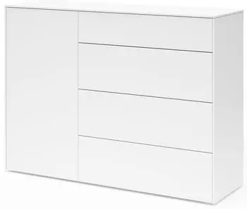 set one by Musterring Sideboard Riverside ice white supermatt