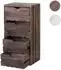 MCW Kommode C62-K1, 4 Schubladen, Paulownia, braun shabby-look, 32x70x26cm (800000510639)
