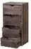 MCW Kommode C62-K1, 4 Schubladen, Paulownia, braun shabby-look, 32x70x26cm (800000510639)