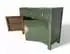 Opium Outlet Hochzeitsschrank Sideboard asiatisch, grün (33083-crocodile-green)