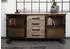 Massivmoebel24 Heavy Industry #253 Sideboard Mango Massivholz, braun lackiert, 153x40x80cm (09-312-677-0253)