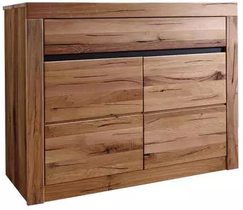 Massivmoebel24 Montreux Sideboard Wildeiche/Zerreiche 108x43x80cm natur ge&ouml;lt (48-312-100-0050)