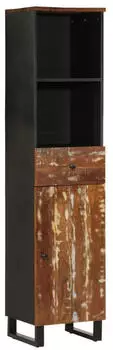 vidaXL Badschrank 38x33x160cm Altholz Massivholz (352000)