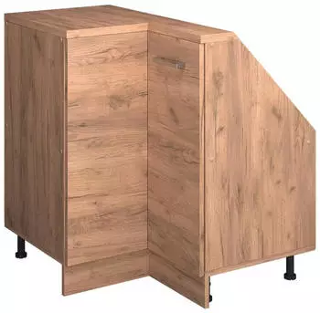 VICCO Rion Dachschrägen-Eckschrank Goldkraft Eiche, 75,6x83,8x46cm (58620)