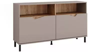 VICCO Marelle Kommode greige/Artisan 140x81,3cm 2 Türen (57855)