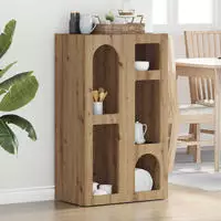 vidaXL Sideboard ELST Artisan-Eiche 59 x 35 x 100,5 cm Holzwerkstoff