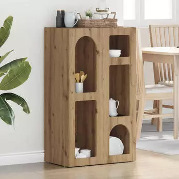 vidaXL Sideboard ELST Artisan-Eiche 59x35x100,5cm Holzwerkstoff (ELST)
