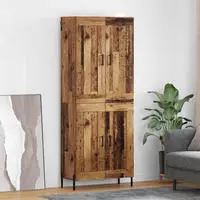 vidaXL Highboard 2 stk. Altholz 69,5 x 34 x 180 cm Holzwerkstoff