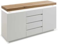MCA furniture Sideboard "Romina" mit LED Beleuchtung wei&szlig; dimmbar, inkl.