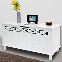Casaria&reg; Holztruhe Jersey Mit Deckel Gro&szlig; Klappbar Xxl Stauraum Sitzbank Truhe