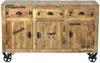 SIT Sideboard »Rustic«, im Factory Design, Breite 140 cm, Shabby Chic, Vintage